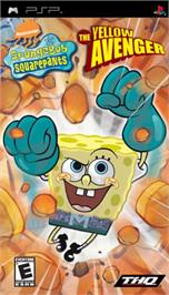 Box cover for SpongeBob SquarePants: The Yellow Avenger on the Sony PSP.