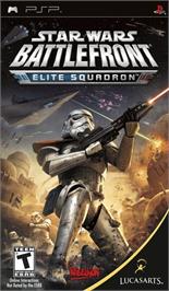 Box cover for Star Wars Battlefront - Elite Squadron on the Sony PSP.