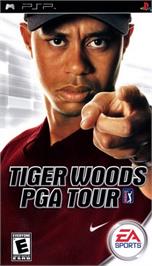 Box cover for Tiger Woods PGA Tour on the Sony PSP.