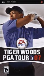Box cover for Tiger Woods Pga Tour 07 on the Sony PSP.