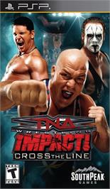 Box cover for Tna Impact! - Cross The Line on the Sony PSP.