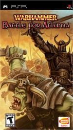 Box cover for Warhammer: Battle for Atluma on the Sony PSP.