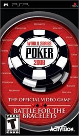 Box cover for World Series of Poker 2008: Battle for the Bracelets on the Sony PSP.
