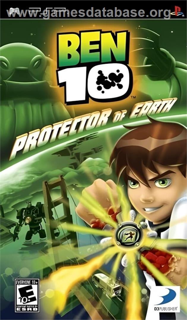 Ben 10 - Protector Of Earth - Sony PSP - Artwork - Box