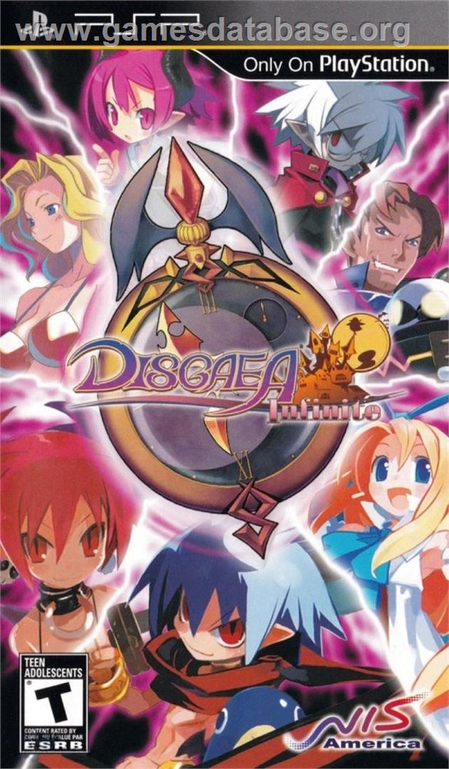 Disgaea Infinite - Sony PSP - Artwork - Box