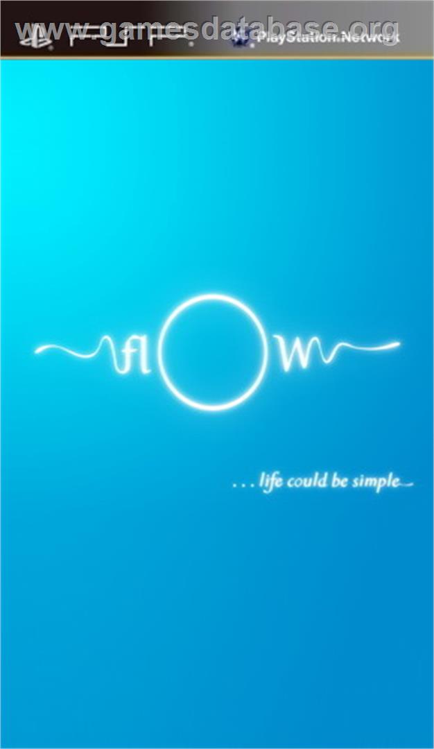 Flow - Sony PSP - Artwork - Box