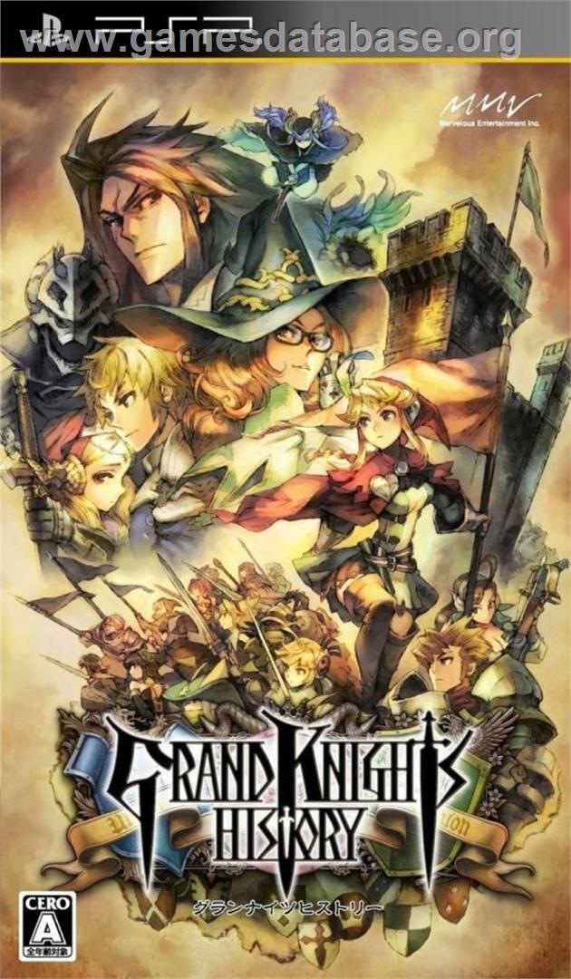 Grand Knights History - Sony PSP - Artwork - Box