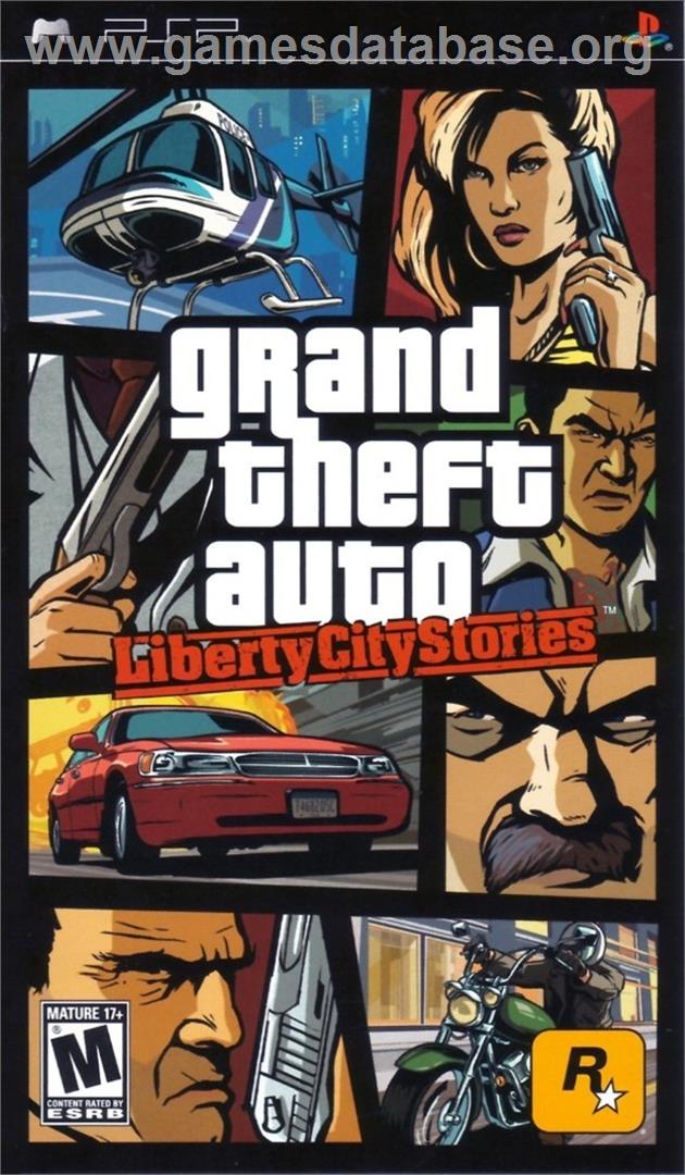 Gta - Liberty City Stories - Sony PSP - Artwork - Box