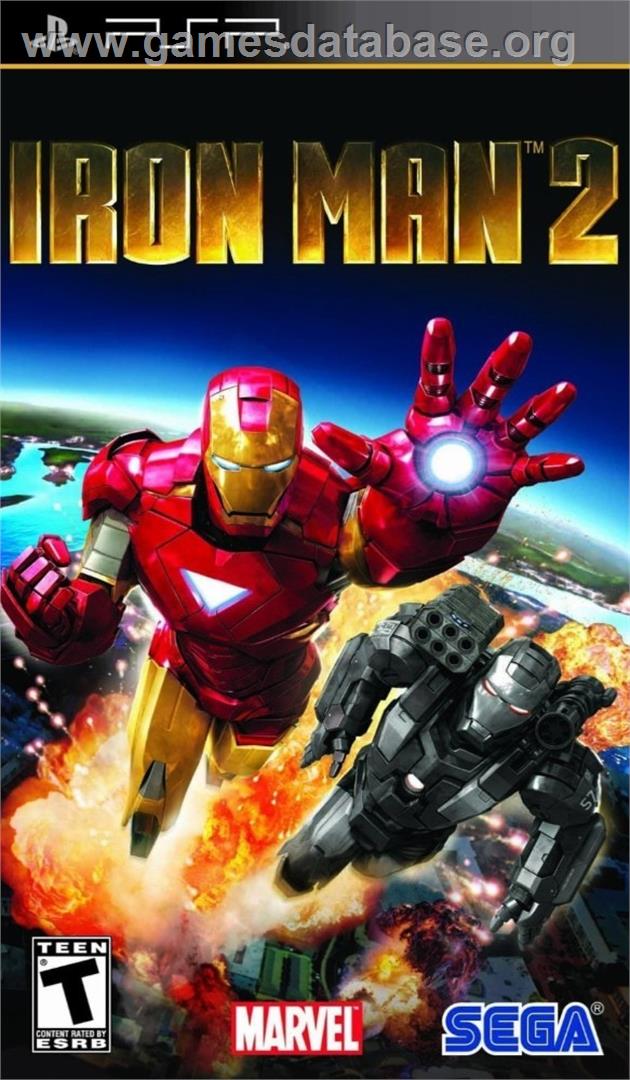 Iron Man 2 - Sony PSP - Artwork - Box