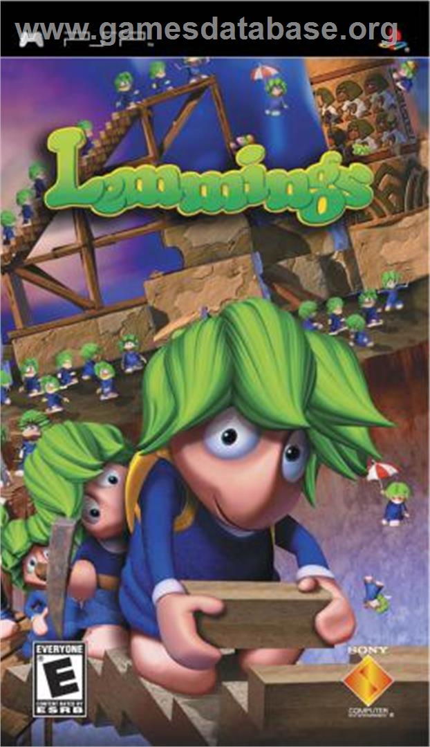 Lemmings - Sony PSP - Artwork - Box