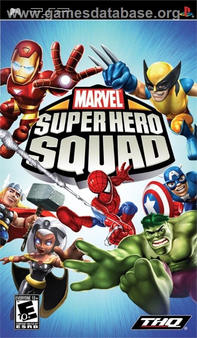 Marvel Super Hero Squad - Sony PSP - Artwork - Box