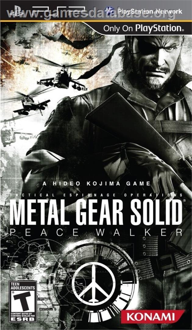 Metal Gear Solid - Peace Walker - Sony PSP - Artwork - Box
