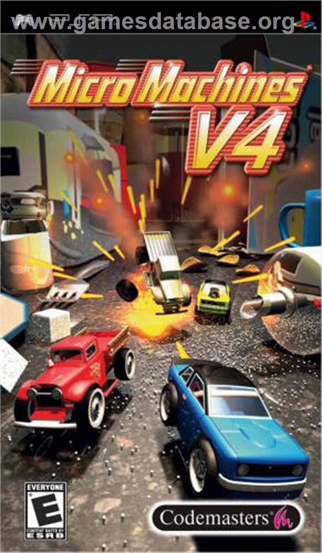 Micro Machines V4 - Sony PSP - Artwork - Box