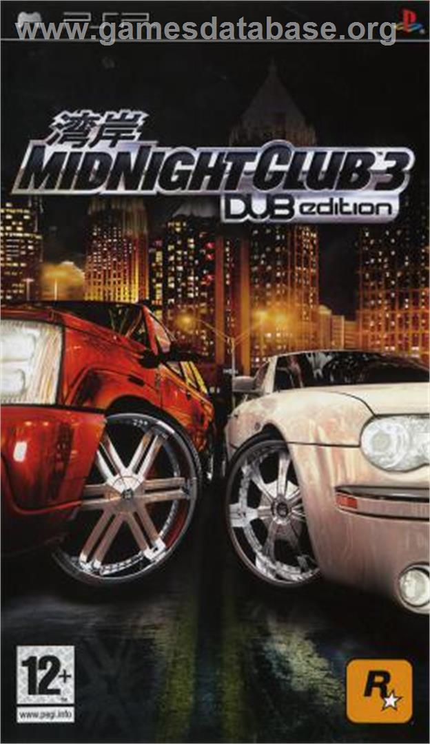 Midnight Club 3: DUB Edition - Sony PSP - Artwork - Box