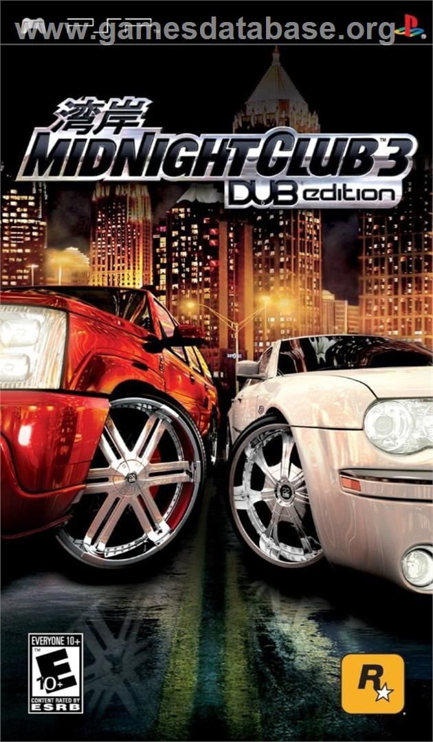 Midnight Club 3 - Dub Edition - Sony PSP - Artwork - Box