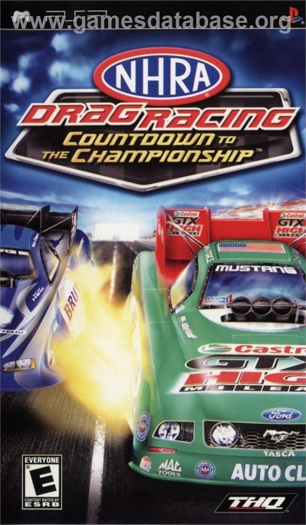 Nhra Drag Racing - Countdown To The Championship - Sony PSP - Artwork - Box
