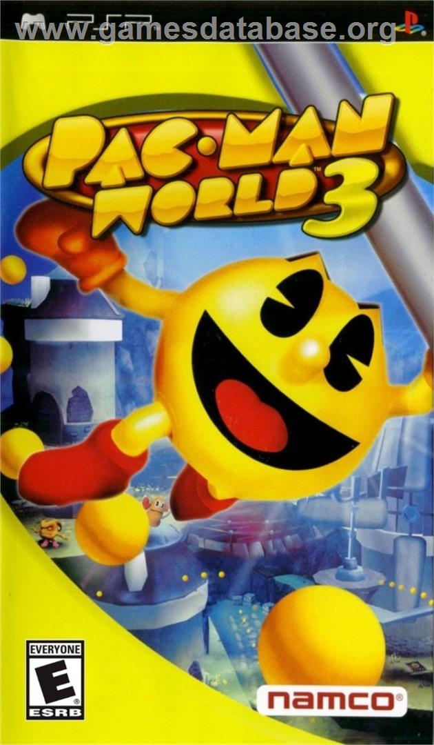 Pac-man World 3 - Sony PSP - Artwork - Box