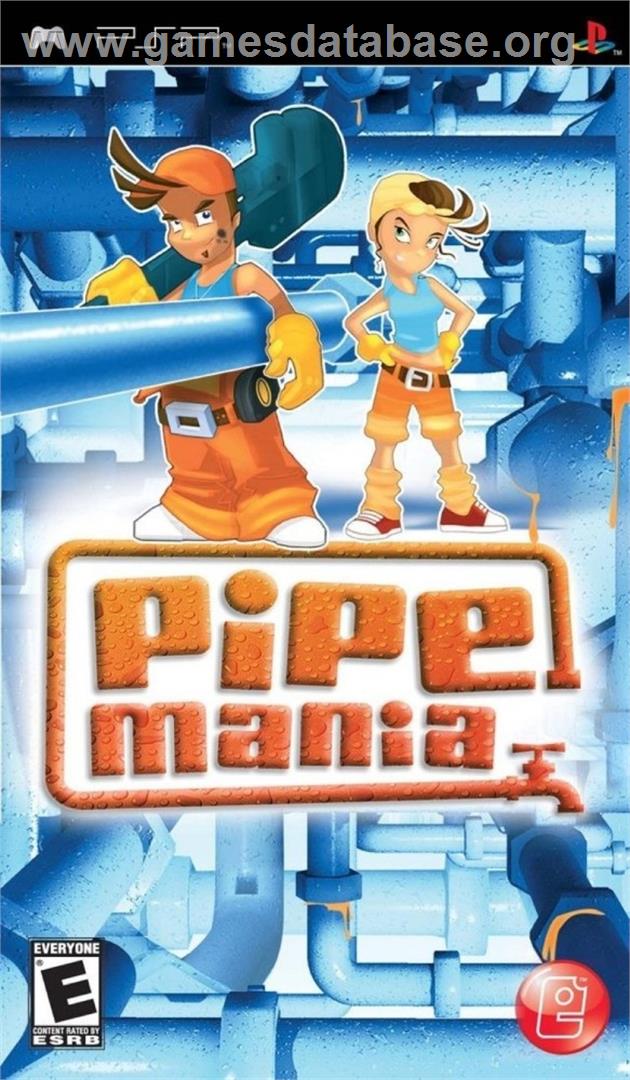 Pipe Mania - Sony PSP - Artwork - Box