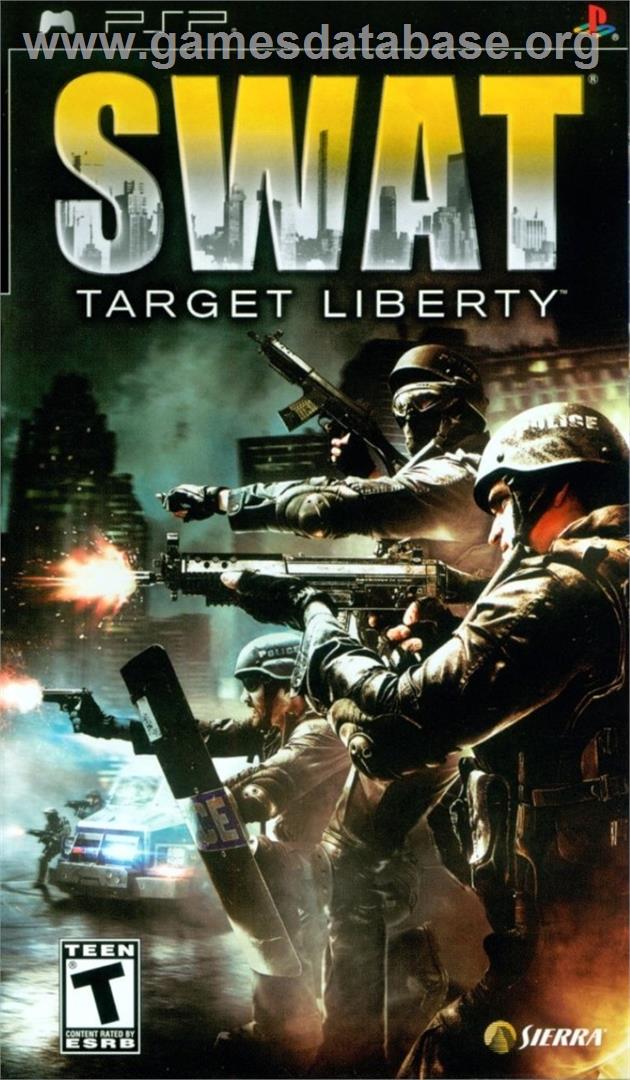 S.w.a.t. - Target Liberty - Sony PSP - Artwork - Box