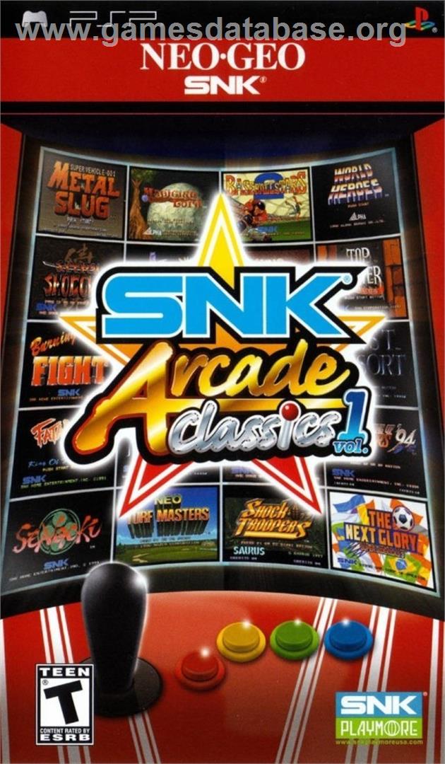 Snk Arcade Classics Volume 1 - Sony PSP - Artwork - Box