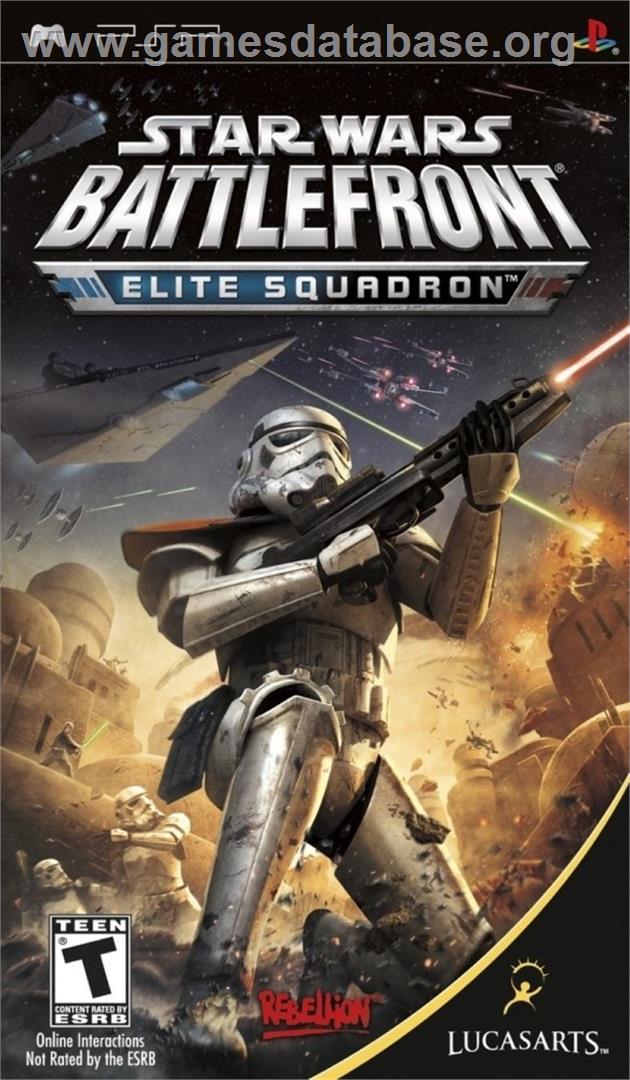 Star Wars Battlefront - Elite Squadron - Sony PSP - Artwork - Box
