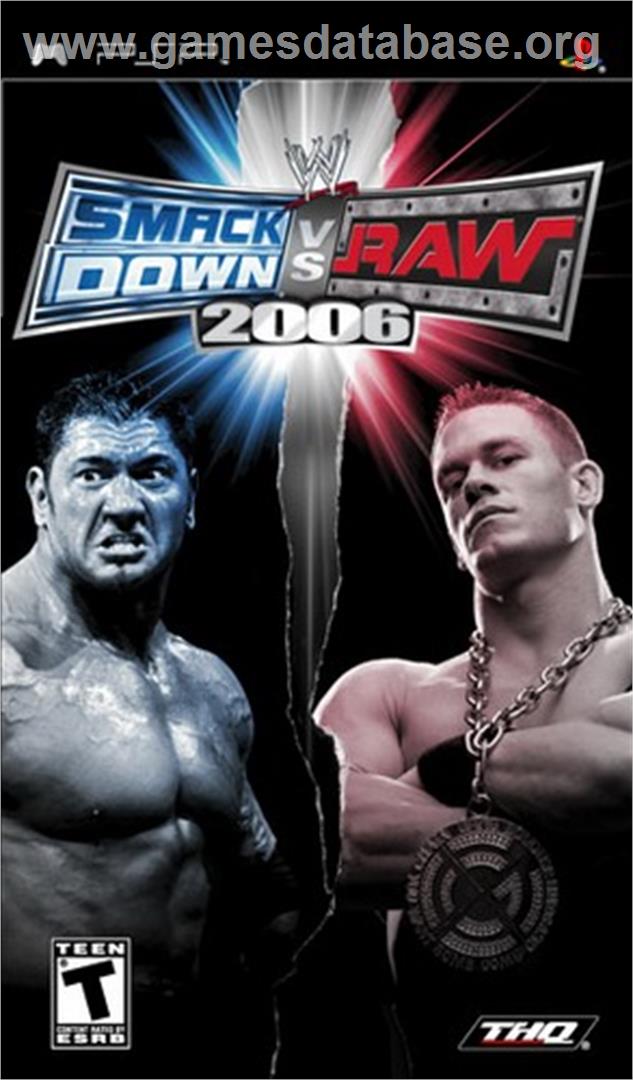 WWE Smackdown vs. Raw 2006 - Sony PSP - Artwork - Box