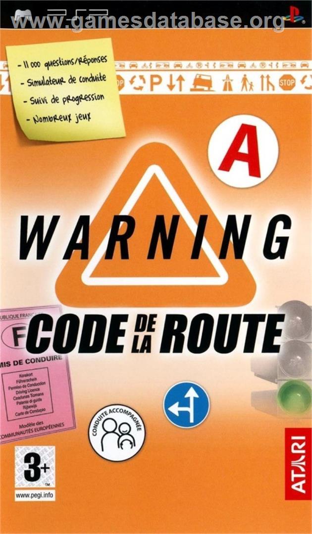 Warning - Code De La Route - Sony PSP - Artwork - Box