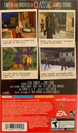 Box back cover for 007 - From Russia with Love on the Sony PSP.