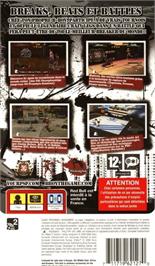 Box back cover for B-boy on the Sony PSP.
