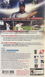 Box back cover for Bigs 2, The on the Sony PSP.