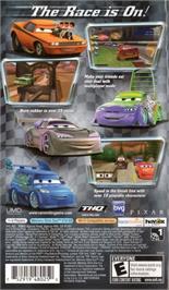 Box back cover for Cars 2 on the Sony PSP.