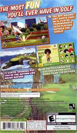 Box back cover for Everybody's Golf 2 on the Sony PSP.