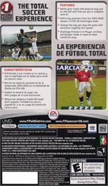 Box back cover for FIFA 06 on the Sony PSP.