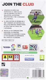 Box back cover for Fifa 13 on the Sony PSP.