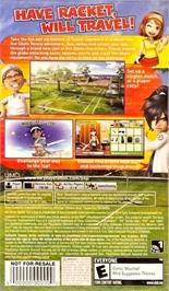 Box back cover for Hot Shots Tennis - Get A Grip on the Sony PSP.