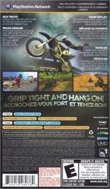 Box back cover for Mx Vs Atv - Extreme Limite on the Sony PSP.