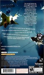 Box back cover for Obscure - The Aftermath on the Sony PSP.