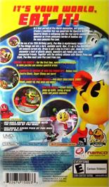 Box back cover for Pac-man World 3 on the Sony PSP.