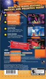 Box back cover for Puzzle Scape on the Sony PSP.