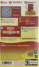Box back cover for Scrabble on the Sony PSP.