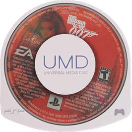 Cartridge artwork for 007 - From Russia with Love on the Sony PSP.