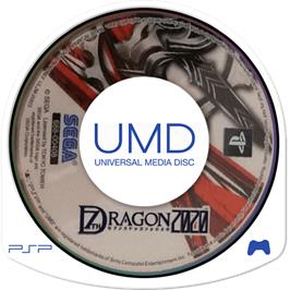 Cartridge artwork for 7th Dragon 2020 on the Sony PSP.