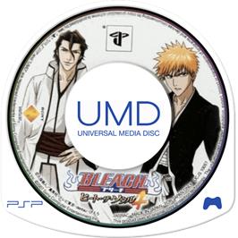 Cartridge artwork for Bleach - Heat The Soul 4 on the Sony PSP.