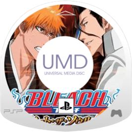 Cartridge artwork for Bleach - Heat The Soul 7 on the Sony PSP.
