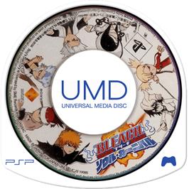 Cartridge artwork for Bleach - Soul Carnival on the Sony PSP.