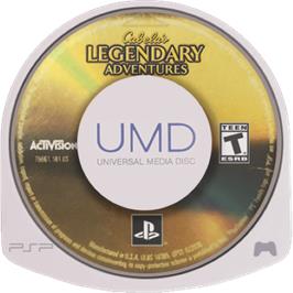 Cartridge artwork for Cabela's Legendary Adventures on the Sony PSP.