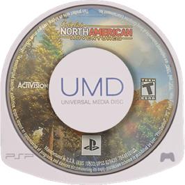 Cartridge artwork for Cabela's North American Adventures on the Sony PSP.