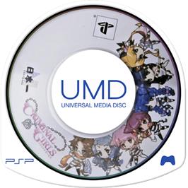 Cartridge artwork for Criminal Girls on the Sony PSP.
