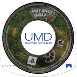 Cartridge artwork for Everybody's Golf on the Sony PSP.
