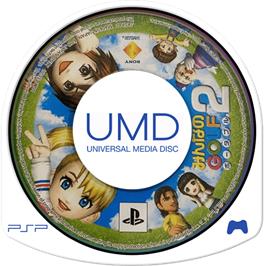 Cartridge artwork for Everybody's Golf 2 on the Sony PSP.